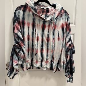 Young Fabulous & Broke Tie Dye Dolman Sleeve Hoodie - Size M/L